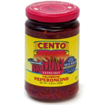 Cento Extra Hot Calabrese Pepperoncino Hoagie Spread - Bold Flavor and Heat