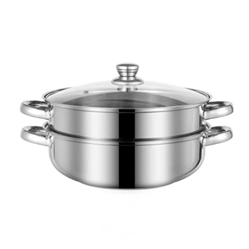 18/8 Stainless Steel Steamer Pot - Perfect for Seafood, Veggies & More!