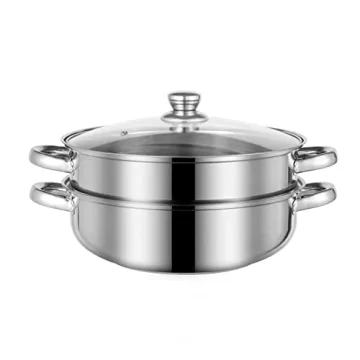 18/8 Stainless Steel Steamer Pot - Perfect for Seafood, Veggies & More!