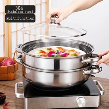 Versatile Stainless Steel Steamer Pot for Healthy Cooking