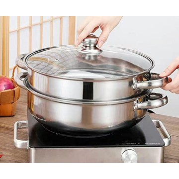 Versatile Stainless Steel Steamer Pot for Healthy Cooking