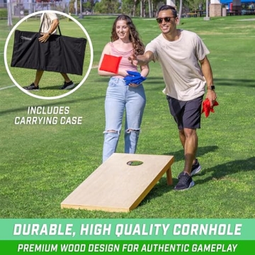 GoSports Cornhole Set for All Ages - Ultimate Outdoor Fun