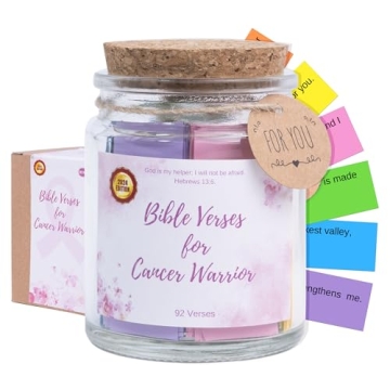 Inspiring Cancer Warrior Prayer Jar - Christian Gifts for Hope