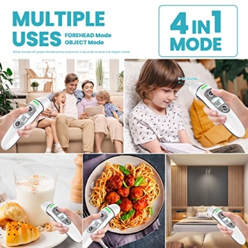 Dual Mode Infrared Thermometer for All Ages