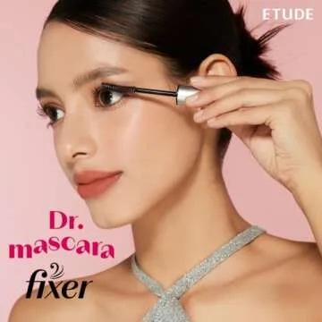 ETUDE Dr. Mascara Fixer #02 Black | Long-Lasting Vegan Mascara for Perfect Lashes