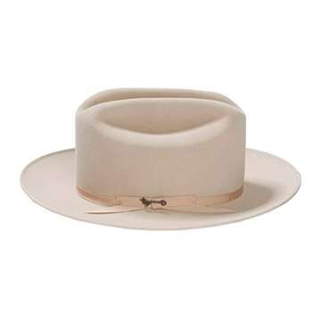 Stetson Royal Deluxe Open Road Hat Silverbelly 7 1/2