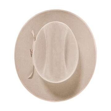 Stetson Royal Deluxe Open Road Hat Silverbelly 7 1/2