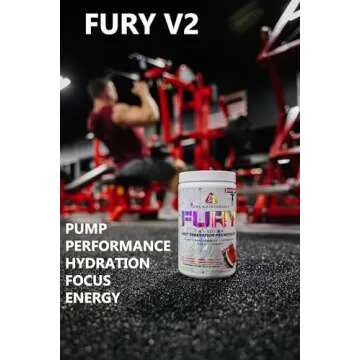 Core Nutritionals Fury V2: Pre-Workout Powder to Maximize Performance in The Gym W/Zum-XR® Caffeine...