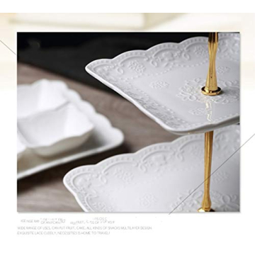 Sumerflos Elegant 3-Tier Cupcake Stand for Events