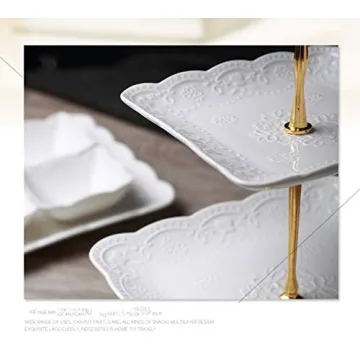 Sumerflos Elegant 3-Tier Cupcake Stand for Events