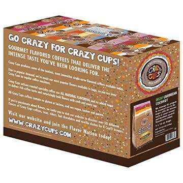 Crazy Cups Caribbean Coconut Decaf Coffee - 10 oz Bag