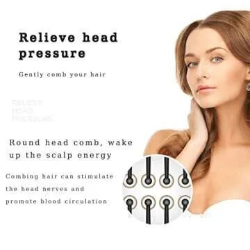 EudoUS Rainbow Paddle Brush for Mane and Tail Detangling