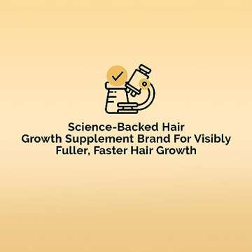 Ultrax Labs Hair Growth Supplements with Solubilized Keratin for Visibly Thicker and Stronger Hair, 23 Hair Vitamins, Science Backed Hair Growth Product - 1 Month Supply