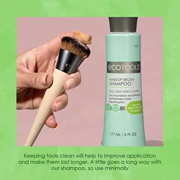 Eco-Friendly Makeup Brush Cleaner - Best Residue Remover