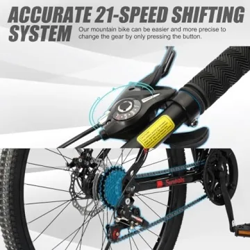 Ktaxon 26 Inch 21-Speed Mountain Bike for Adults