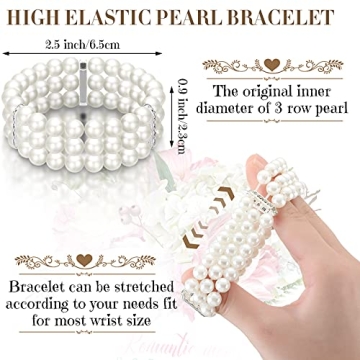 Junkin Faux Pearls 1920s Wedding Jewelry Set