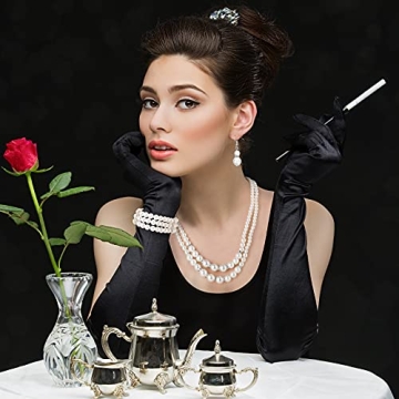 Junkin Faux Pearls 1920s Wedding Jewelry Set