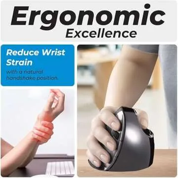 Evoluent VMDMW Vertical Mouse 4 – Ergonomic Wired USB for Right Hand