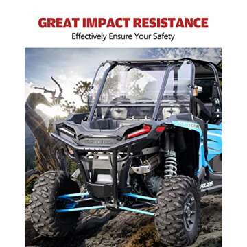 A & UTV PRO Rear Bumper Low Profile Heavy Duty Brush Guard for Polaris RZR