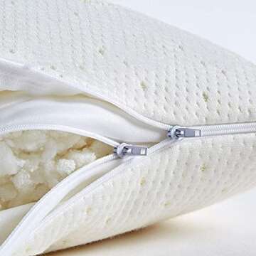 Cooling Memory Foam Pillow Customizable Support for Sleep