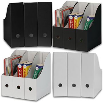 Simple Houseware Magazine File Holder Set - Organize with Style