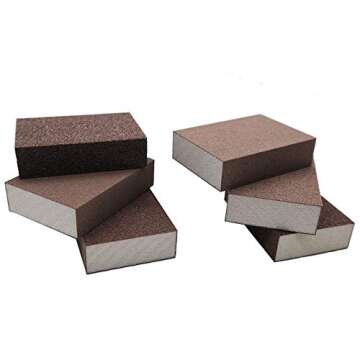 BAISDY 6Pcs Wet Dry Sanding Sponges for Every Project