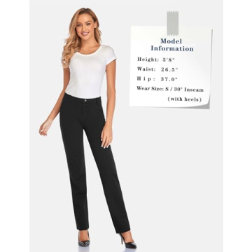 Tapata Women's Stretchy Dress Pants for Office & Casual Wear