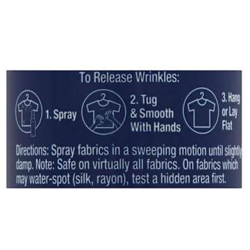 Downy Wrinkle Releaser, Travel Size Light Fresh Scent 3 fl oz (90 ml)