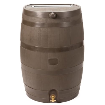 RTS 50-Gallon Rain Water Collection Barrel with Spigot