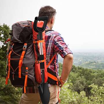 Compact Stainless Steel Garden Shovel for All Ages