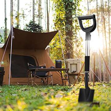 Compact Stainless Steel Garden Shovel for All Ages