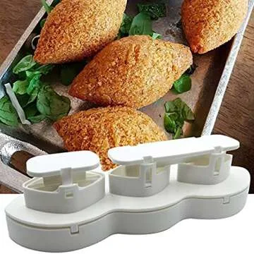 Meatball Mold, Manual Meatloaf Mould Meat Filling Cooking Press Tool, Sturdy DIY Meatball Making Too...