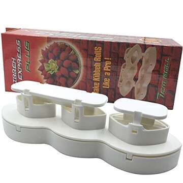 Meatball Mold, Manual Meatloaf Mould Meat Filling Cooking Press Tool, Sturdy DIY Meatball Making Tools for Fried Kibbeh Cake Dessert Mold (7 cm)