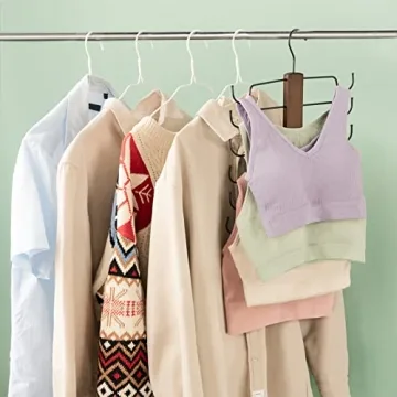 Mkono Tank Top Hanger Set of 2 Space Saving Bra Organizer