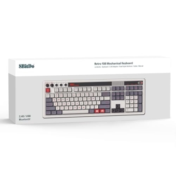 8BitDo Retro 108 Wireless Mechanical Keyboard