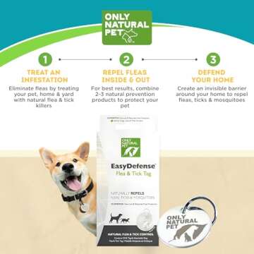 Only Natural Pet Easy Defense Tag for Dogs and Cats
