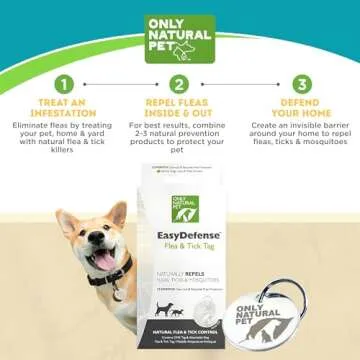 Only Natural Pet Easy Defense Tag for Dogs and Cats