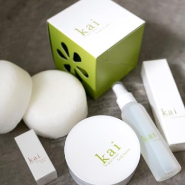 Kai Body Buffer Sponges - Refreshing Gardenia Scented Exfoliators