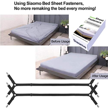 Bed Sheet Holder Straps Adjustable Bed Sheet Clips Fasteners