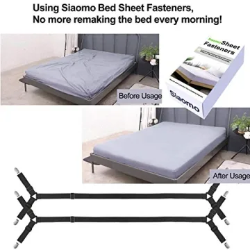 Bed Sheet Holder Straps Adjustable Bed Sheet Clips Fasteners