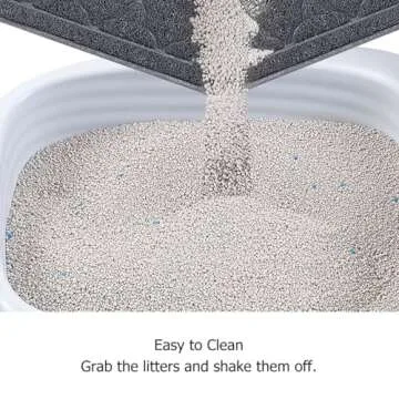 Unipaws Cat Litter Trapping Mat for Clean Homes