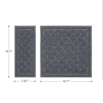 Unipaws Cat Litter Trapping Mat for Clean Homes