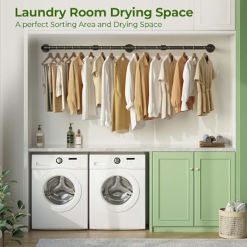 Stylish Wall Mounted Clothes Rack for Modern Spaces