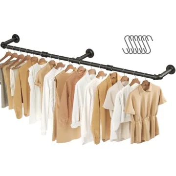Stylish Wall Mounted Clothes Rack for Modern Spaces