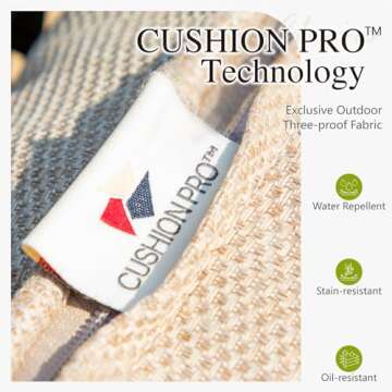 Sophia & William Oversized Half-Moon Outdoor Patio Furniture Set, 12 Piece Curved Outdoor Sectional ...