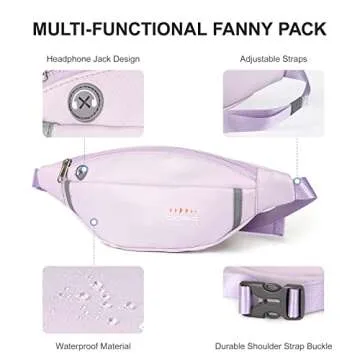 Trendy Waterproof Fanny Pack for Men and Women