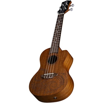 Luna Tattoo Concert Ukulele - Stunning Sound & Design