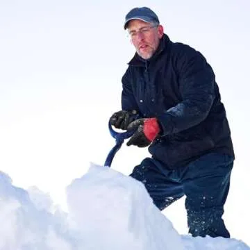 KAYGO Winter Waterproof Thermal Work Gloves for Men and Women, Full Hand Latex Coated, Acrylic Insulated Liner for Freezer Cold Weather, Fine Crinkle Grip,KG140W,Red, L