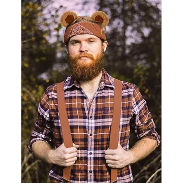BEVILIU Bear Ears Headband for Kids and Adults Costume Fun