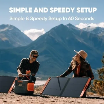 Jackery SolarSaga 100W Solar Panel for Camping and RVs